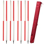 Sprzęt geodezyjny - Tyczki sygnalizacyjne 2m skręcane - zestaw - miniaturka - grafika 1