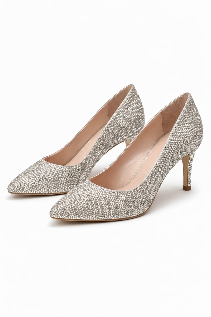 STEVE MADDEN CZÓŁENKA Z CYRKONIAMI ZE SZPILKĄ W KOLORZE SREBRNYM 39 2I3A