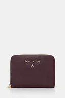 Portfele - Patrizia Pepe portfel skórzany damski kolor fioletowy CQ8512 L001 - miniaturka - grafika 1
