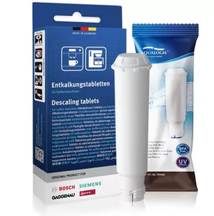 Zestaw Bosch, Filtr Aqualogis AL-TES46, Tabletki Odkamieniające - SIEMENS  311864 - 3szt - Akcesoria i części do ekspresów do kawy - miniaturka - grafika 1