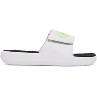 Klapki i japonki męskie - Męskie klapki Under Armour UA Ignite Pro 8 SL - białe - miniaturka - grafika 1