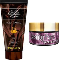 Balsamy i kremy do opalania - Soleo Soleo Coffee Sun Black Espresso + Słoiczek Beauty Face - miniaturka - grafika 1