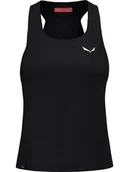 Koszulki i topy damskie - Salewa Top funkcyjny w kolorze czarnym - miniaturka - grafika 1