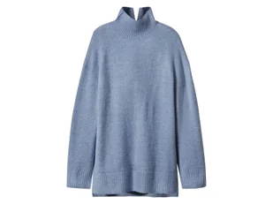 esmara® Sweter damski dzianinowy (Niebieski, M(40/42)) - Swetry damskie - miniaturka - grafika 1