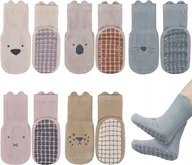 Skarpetki dla dzieci - 10X Antypoślizgowe Skarpetki Dla Niemowląt 5 Par Wielokolorowe Dla Dzieci - miniaturka - grafika 1