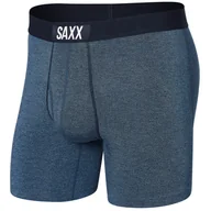 Majtki męskie - Bokserki męskie wygodne SAXX ULTRA Boxer Brief Fly - granatowe - miniaturka - grafika 1