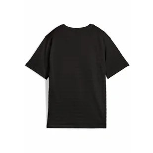 Damska strukturalna koszulka ESS ELEVATED o luźnym kroju PUMA Black - Koszulki sportowe damskie - miniaturka - grafika 1