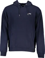 Bluzy męskie - Fila NIEBIESKA BLUZA MĘSKA FILA BEZ ZAMKA S - miniaturka - grafika 1