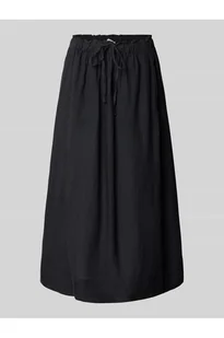 Spódnica midi rozkloszowana z czystego lnu model INNA - Selected Femme - Spódnice - miniaturka - grafika 1