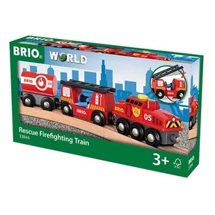 BRIO Drewniana lokomotywa do przeładunków 33844 33844 - Pociągi dla dzieci - miniaturka - grafika 1