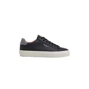 Pepe Jeans Męskie trampki Yogi Original 23, Czarny, 43 EU - Trampki męskie - miniaturka - grafika 1