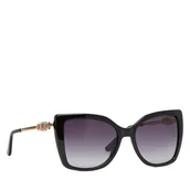 Okulary przeciwsłoneczne - Okulary przeciwsłoneczne Guess GU00266 Czarny - miniaturka - grafika 1