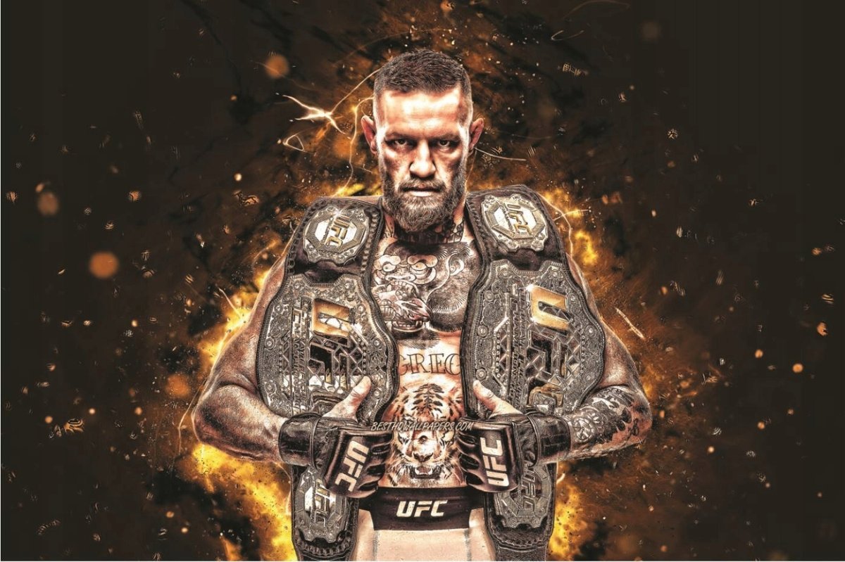 PUZZLE UFC Conor McGregor MMA A3 252 el z Nadrukiem + IMIĘ Pudełko