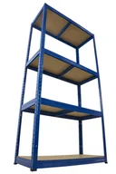 Szafy i regały magazynowe - Regał Helios magazynowy metalowy HNW_180x090x60_4_175 ilość półek 4 nośność 175 kg / Wamar-Sosenka - miniaturka - grafika 1