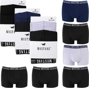 Mustang Bokserki Męskie Bawełna Bm1053 6Szt. Xxl - Majtki męskie - miniaturka - grafika 1