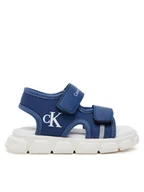 Buty dla chłopców - Calvin Klein Jeans Sandały V1B2-83020-1591 Niebieski - miniaturka - grafika 1