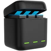 Akcesoria do kamer sportowych - GOPRO Ładowarka trójkanałowa box Telesin dla Hero 9 (GP-BCG-901) - miniaturka - grafika 1