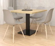 Stoły z krzesłami - Kwadratowy stół + 4 krzesła do kuchni A5-A84 - miniaturka - grafika 1