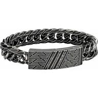Bransolety męskie - Bransoletka Męska Police PJ26287BSE.02-L Stal nierdzewna 19 cm - miniaturka - grafika 1