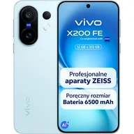 Telefony komórkowe - Vivo X200 FE 5G 12/512GB Niebieski - miniaturka - grafika 1