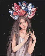 Malowanie po numerach - Zestaw do malowania po numerach. Kolory motyli ©lesya_nedzelska_art 40x50 cm, KHO4996 - miniaturka - grafika 1