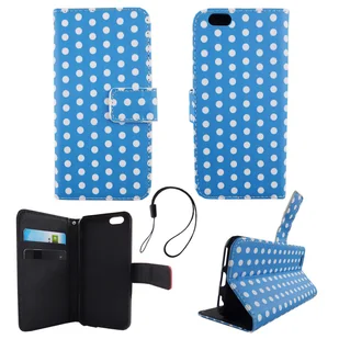 Etui na telefon komórkowy Etui na telefon komórkowy Apple iPhone 6 / 6s Polka Dot Blue White - Etui i futerały do telefonów - miniaturka - grafika 1