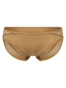 Calvin Klein Slipy Kobiety Sztuczne włókno beżowy|brązowy jednolity, S - Majtki damskie - miniaturka - grafika 1