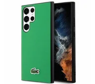 Etui i futerały do telefonów - Lacoste LCHCS23LPVCN Hardcase Iconic Petit Pique do Samsung Galaxy S23 Ultra Zielony - miniaturka - grafika 1