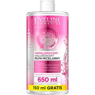 Płyny micelarne - Eveline FACEMED HIALURONOWY PŁYN MICELARNY 3W1 650ml - miniaturka - grafika 1