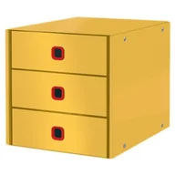 Pudła i pojemniki do przechowywania - Pojemnik LEITZ CLICK STORE COSY z 3 szufladami żółty /53680019/ - miniaturka - grafika 1