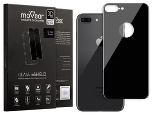 movear Szkło 3D PRO na Tył iPhone 8 Plus Hartowane 9H AIP8PG3PB4ABK - Szkła hartowane na telefon - miniaturka - grafika 5