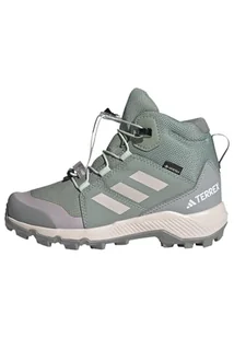 adidas Uniseks - dzieci Terrex Mid GORE-TEX Hiking Shoes Kids, silver green/putty mauve/preloved fig, 40 EU - Buty dla chłopców - miniaturka - grafika 1