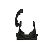 Inne akcesoria elektryczne - AKS Zielonka Uchwyt do rur UZ 20 czarny - miniaturka - grafika 1