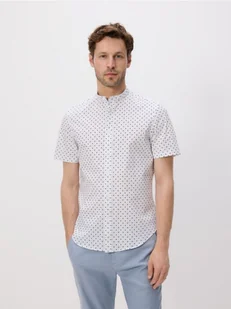 Reserved - Koszula slim fit ze stójką - jasnoniebieski - Koszule męskie - miniaturka - grafika 1