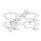 Klocki hamulcowe - Klocki hamulcowe - komplet BRECK 23281 00 701 00 - miniaturka - grafika 1