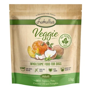 Lukullus Veggie (bez zbóż) - 1 kg - Sucha karma dla psów - miniaturka - grafika 1