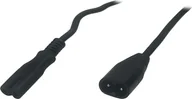 Kable - POSAC-C7C8BK30: POS AC cable C7-CX23[2,5A]-C8-CXC8[2,5A] H03VVH2-F2G0,75 L=3000 black - miniaturka - grafika 1