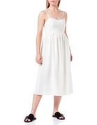 Sukienki - Sisley Sukienka damska, Śnieżna biel 074, 42 - miniaturka - grafika 1