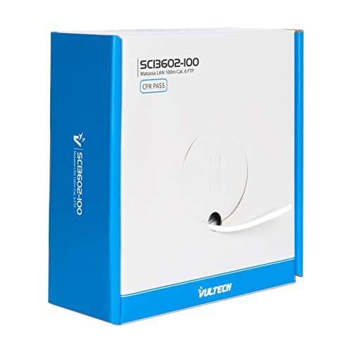 Vultech sc13602 – 100 – kabel sieciowy (CAT6, F/UTP (FTP), 10/100/1000Base-T (X), szary, polichlorek winylu (PVC), SSD)