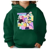 Bluzy dla dziewczynek - BLUZA DZIECIĘCA K-POPOWE ŁOWCZYNIE DEMONÓW HUNTRIX 146-152 Z KAPTUREM - miniaturka - grafika 1