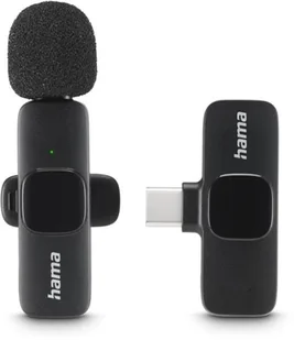 HAMA INTELIGENTNY BEZPRZEWODOWY MIKROFON KRAWATOWY - Mikrofony komputerowe - miniaturka - grafika 1