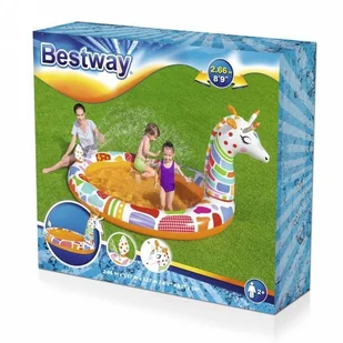 Bestway brak 53089 BASEN DMUCHANY ŻYRAFA 266cm x 157cm x 127cm - Baseny ogrodowe - miniaturka - grafika 1