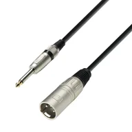 Akcesoria do nagłośnienia - Adam Hall Cables K3 MMP 0100 przewód do mikrofonu XLR męski, jack mono 6,3 mm K3MMP0600 - miniaturka - grafika 1