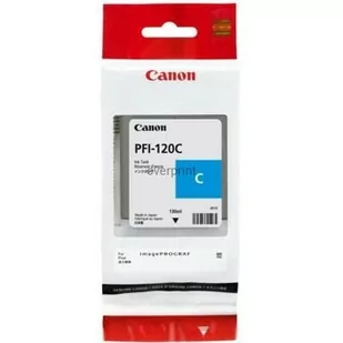 Canon PFI-120C - Tusze oryginalne - miniaturka - grafika 2
