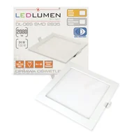 Oprawy, klosze i abażury - Oprawa podtynkowa LED DL-06S 24W 120x2835 WW - miniaturka - grafika 1