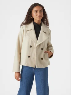 Vero Moda Kurtka przejściowa Vincemia 10300488 Beżowy Regular Fit - Kurtki damskie - miniaturka - grafika 1