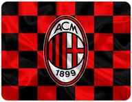 Podkładki pod mysz - PODKŁADKA POD MYSZKĘ AC MILAN Z IMIENIEM 23x19CM DO LAPTOPA - miniaturka - grafika 1