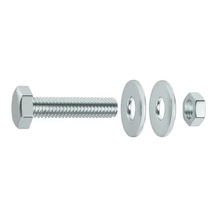 Standers Śruba łeb sześciokątny 4 mm stal ocynk 8 x 30 mm 4 szt. - Śruby i nakrętki - miniaturka - grafika 1