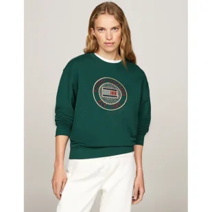 Tommy Hilfiger Bluza | Regular Fit - Bluzy damskie - miniaturka - grafika 1