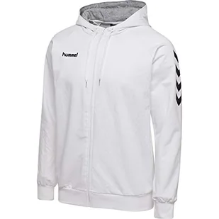 Hummel HMLGO Cotton Zip bluza z kapturem dla mężczyzn, biały, xl - Bluzy męskie - miniaturka - grafika 1